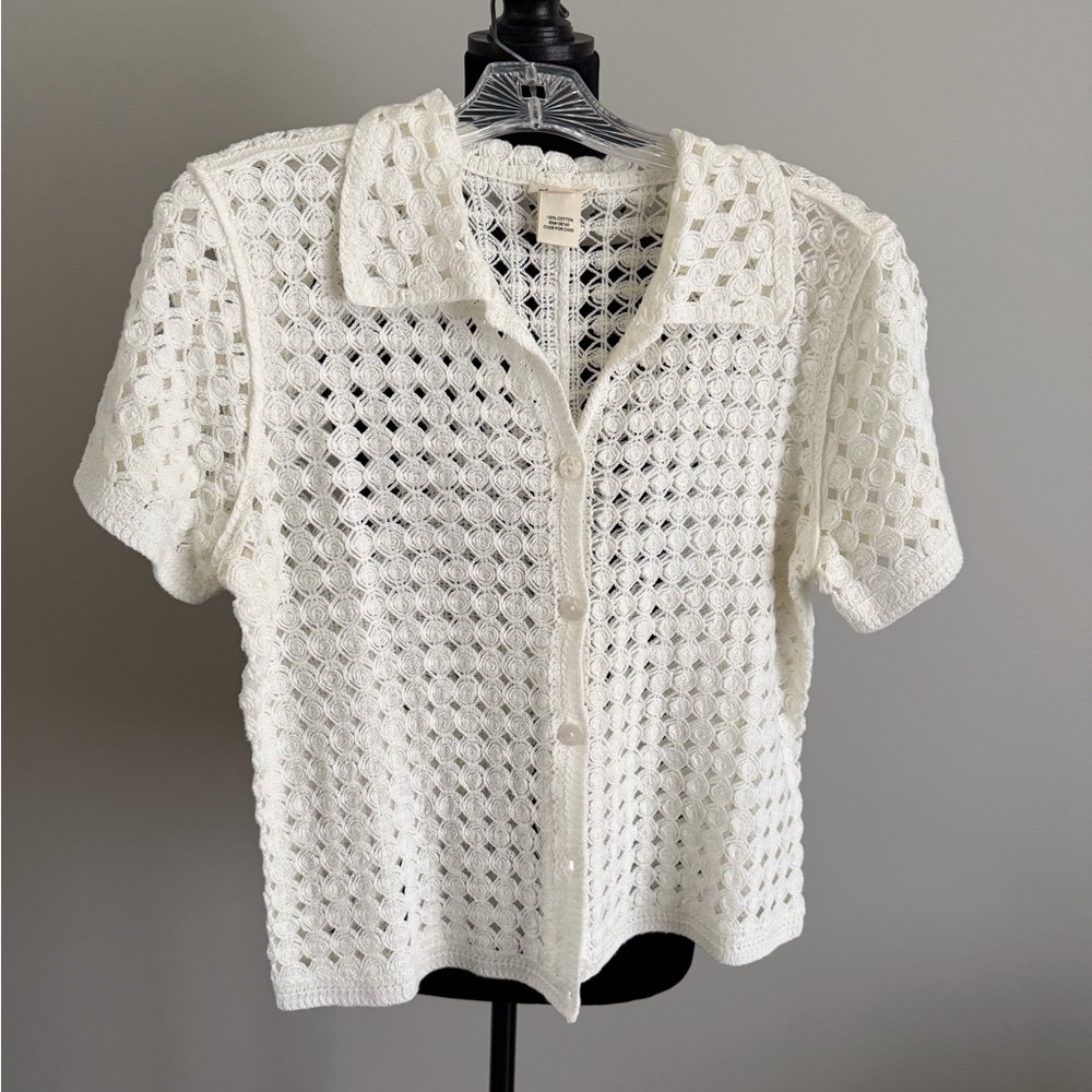 Ultra Pink Crochet Top